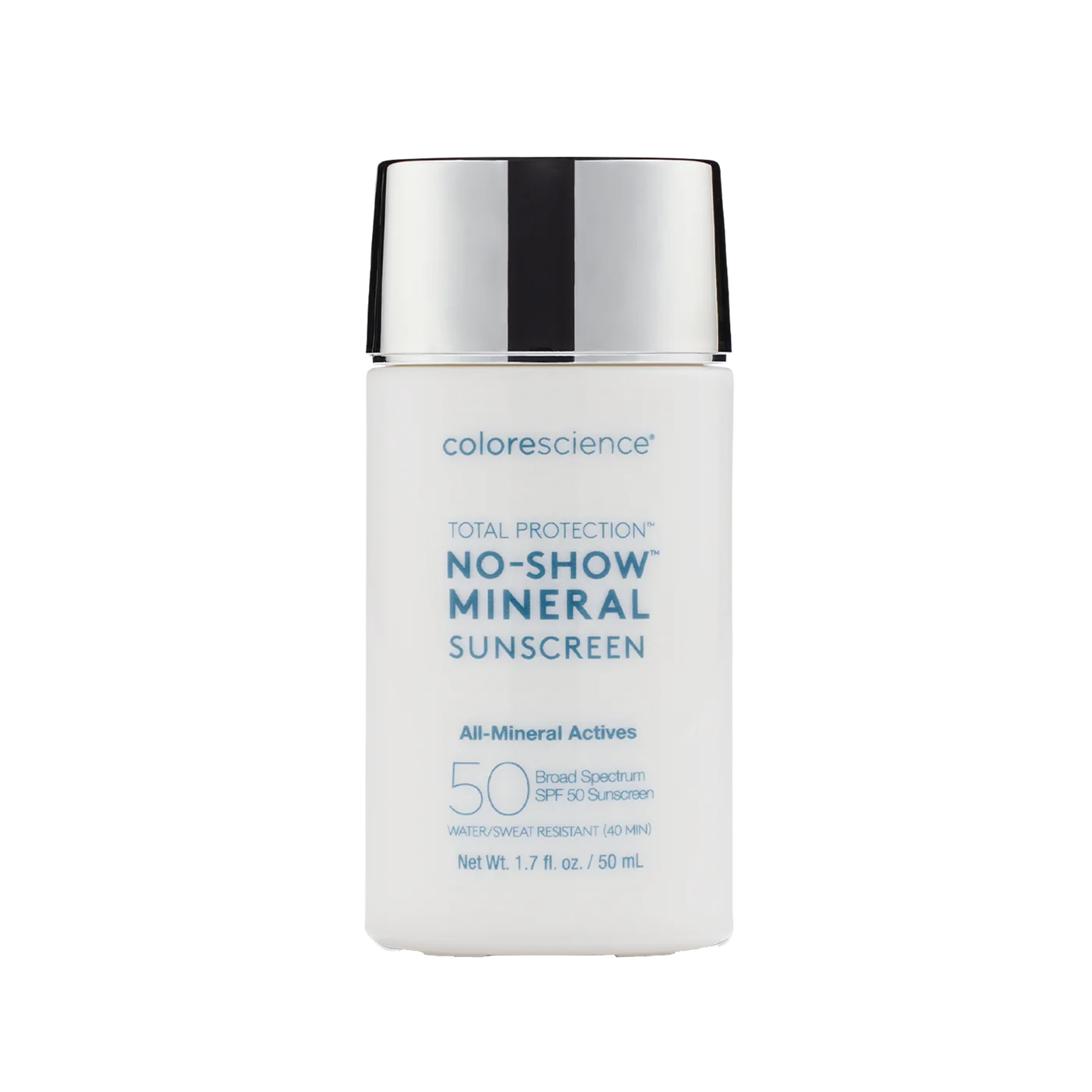 Total protection NO SHOW mineral sunscreen SPF 50